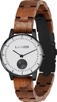 Produktbild von LAiMER Uhr Petra 0208 Nussholz, Edelstahl