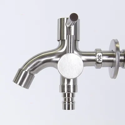 Produktbild von Edelstahl-Kugelhahn - Wasserhahn für den Außenbereich - 1/2 Zoll