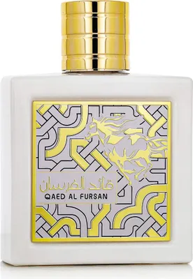 Obrázek produktu pro Lattafa Qaed Al Fursan, Unisex, 90 ml, Tekutý parfém, Bergamot, Raspberry, Apple, Black birch, Jasmine, Patchouli, Rose, Floral and Woody, Vanilla, Oakmoss and Rich Musk