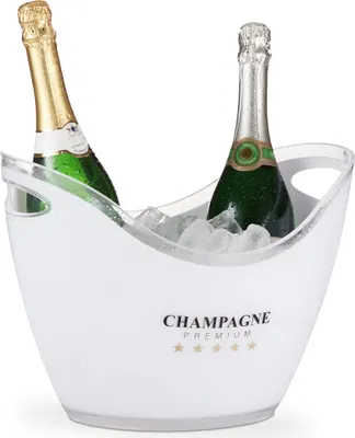Produktbild von relaxdays 10028655_0 relaxdays Champagnerkühler weiß