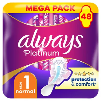 Produktbild von Platinum Normal Damenbinden 48 Stü ck