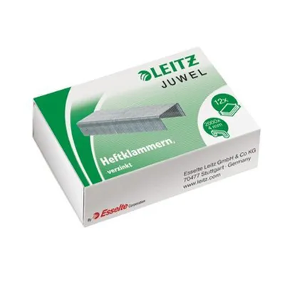 Produktbild von LEITZ Heftklammern JUWEL 4 mm verzinkt 2.000 Stück