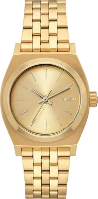 Produktbild von Nixon Damen Uhr Medium Time Teller - All Gold , Größe:ONESIZE