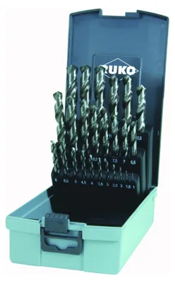 Obrázek produktu pro RUKO 214215RO HSS-G Metal twist drill bit set 25-piece DIN 338 Cylinder shank 1 Set