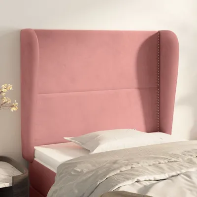 Produktbild von CLORIS Kopfteil mit Ohren Rosa 103x23x118/128 cm Samt - Kopfteile 238