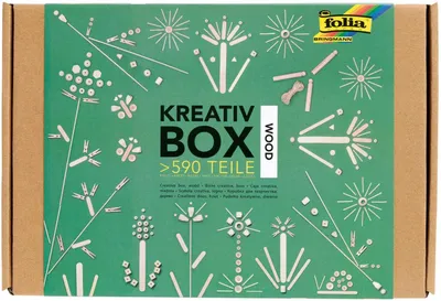 Obrázok produktu pre folia 938 folia kreatívny box "Wood", zmes dreva, viac ako 590 dielov