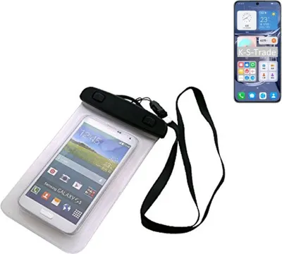Produktbild von K-S-Trade Schutz Hülle Handy Hülle Kompatibel mit Huawei P50 Beach Bag wasserdicht 16cm x 10cm Schutzhülle Staub Sand Flachwasser Beachbag Case