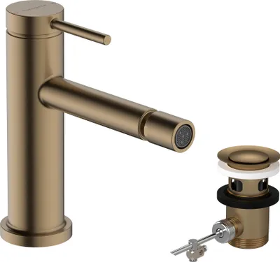 Image de hansgrohe Tecturis S Mitigeur monocommandé pour bidet, saillie 148 mm, 73201140