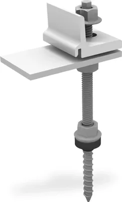 Image de Vis à double filetage K2, M10x200, prémontée avec Climber, joint en fibrociment, 1 pièce.