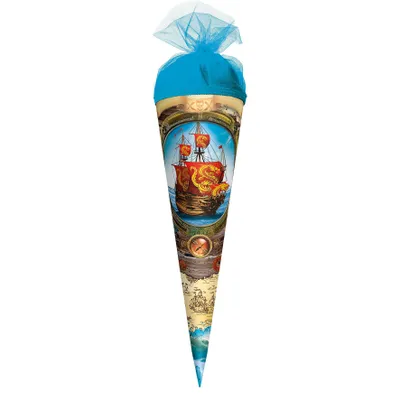 Produktbild von Roth Schultüte Piratenschiff Tüll 22cm
