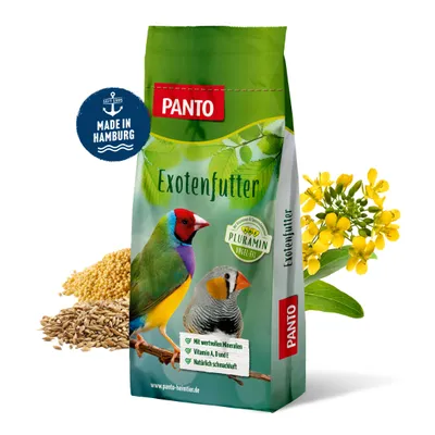 Produktbild von PANTO Exotenfutter Pluramin® 25 kg - Saatenmischung für exotische Vögel