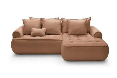 Produktbild von Modernes Ecksofa mit Schlaffunktion und Bettkasten Couch rechts ESHE - LEO 07