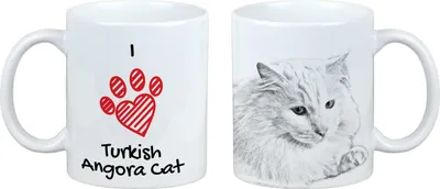 Produktbild von Art-Dog Keramiktasse Türkisch Angorakatze