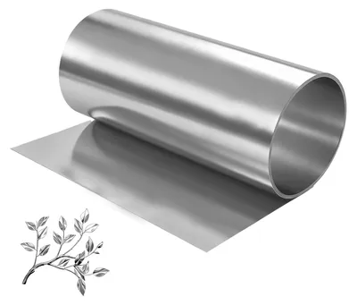Edelstahl-Feinblech 0,1 mm, 200 x 1000 mm, 1 Stück