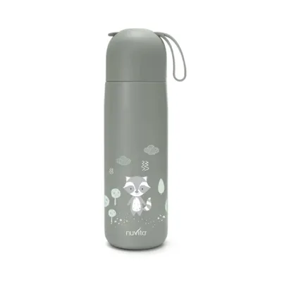 Obrázok produktu pre Termoska so silikónovým držiakom 400 ml, šalviovo zelená