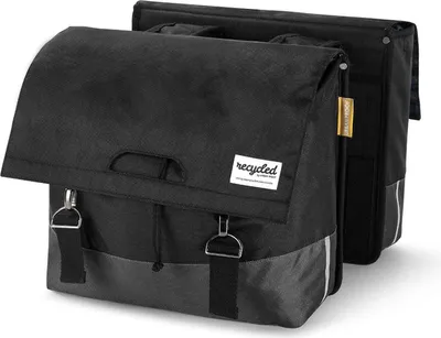 Zdjęcie produktu dla Podwójna torba rowerowa Urban Proof 55L czarno-szara - RPET z recyklingu