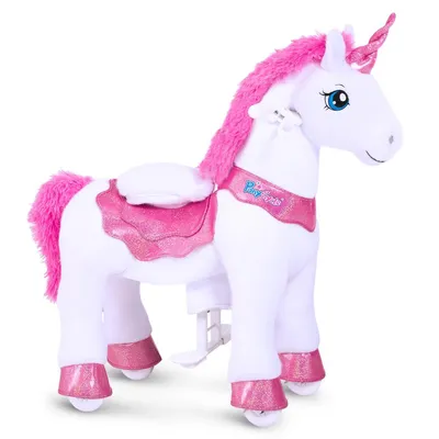 Image de PonyCycle Essentiel Modèle E Licorne à roulettes avec Frein (Rose/Taille 3 pour 3-4 Ans) Jouets à Monter Intérieur Extérieur pour Enfants - E312