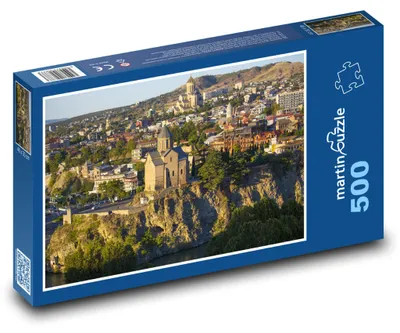 Zdjęcie produktu dla martinpuzzle - Puzzle 500 - Kościół Metekhi - Tbilisi