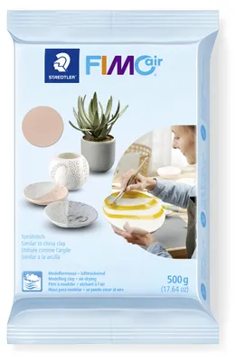 Produktbild von STAEDTLER FIMOair 8100 lufttrocknende Modelliermasse Einzelprodukt blassrosa, 500g