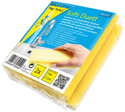 Produktbild von Peggy Perfect Reinigungsschwamm "Softi Duett" 2er Pack