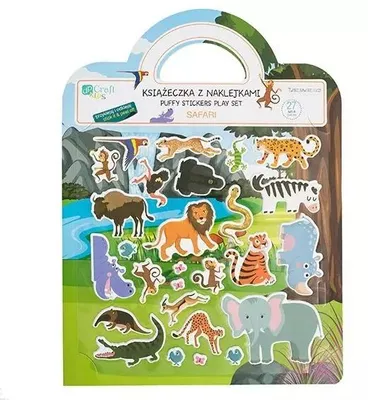 Productafbeelding van Książeczka z naklejkami - Safari