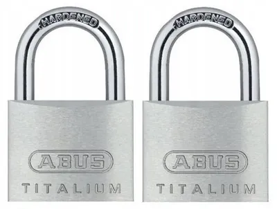 Produktbild von ABUS TITALIUM 2er Set Vorhängeschlösser Einzelschließung