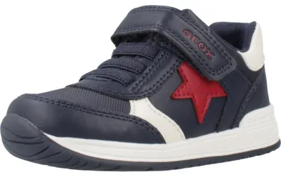 Produktbild von Geox Baby-Jungen B RISHON Boy First Walker Shoe, Navy/RED, 23 EU