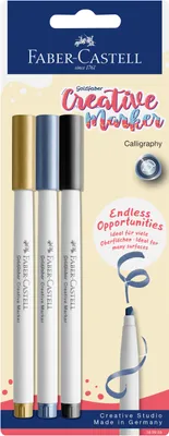 Zdjęcie produktu dla Faber-Castell Gofa C, Metaliczny, Wielobarwny, Wielobarwny, 3 kol., Końcówka cienka, Okrągły, 1,5 mm
