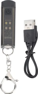 Obrázek produktu pro Svítilna na klíče, plastová, 2 režimy svícení, magnetická, dobíjecí, USB, přenosná, mini kapesní nouzové světlo pro kempování, turistiku,