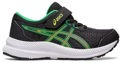Produktbild von ASICS Gel-Contend 8 PS - Black/Lime Zest - Kinder -  28.5