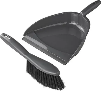 Image de Pelle à poussière et brosse
