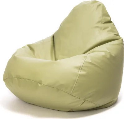 Obrázek produktu pro Ecopuf Fuzzy, sedací vak, sedací vak z umìlé kùže, 80x110, Olivovì zelená E8, 80x110