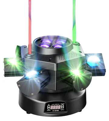 Image de Projecteur à faisceau mobile, effets dynamiques, contrôle polyvalent, prise européenne