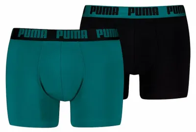 Zdjęcie produktu dla Puma – bokserki męskie Everyday Basic, zestaw 2 sztuk – zielone – rozmiar XXL
