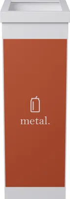 Produktbild von Paperflow Mülltrenner Metall CTSME.13 60l ws