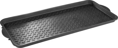 Produktbild von WALSER Antirutschmatte Safetray, Mehrzweckwanne, Abtropfmatte Auto Kofferraumwanne, Schuhablage, Schuhabtropfschale, Ölwanne, Auffangwanne, Napfunterlage, Kunststoffwanne, Öl Auffangwanne S 77x35x3cm