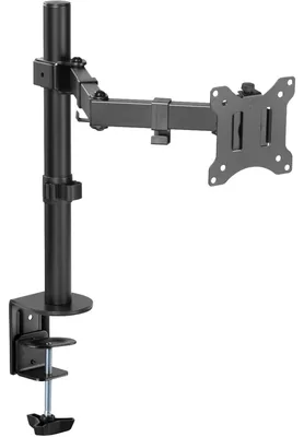 Produktbild von Digitus Klemmhalterung für Monitor, Flachbildschirm, Gekrümmte Bildschirmanzeige - Schwarz - Höhenverstellbar - 1 Unterstützte(r) Display(s)Bildschirmgröße: 81,3 cm (32 Zoll) - max. 8 kg Traglast - 75 x 75, 100 x 100 - Stahl - 1
