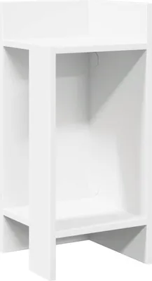 Immagine prodotto di vidaXL Tavolino con ripiano bianco 25,5x27x60 cm