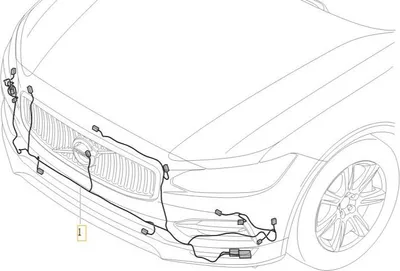 Zdjęcie produktu dla VOLVO S90 V90 II montaż zderzaka przedniego kpl OE 31499253