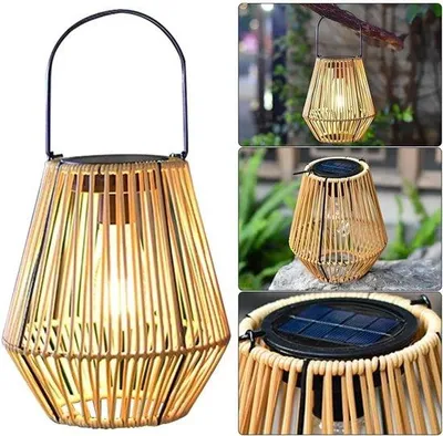 Zdjęcie produktu dla Reflektor solarny – wodoodporny (IP44) – przytulna lampa zewnętrzna do ogrodu i na taras