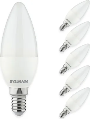 Produktbild von SYLVANIA LED Kerze E14 Warmweiß | 2,5 Watt | 25W Glühbrine Ersatz | 250 Lumen | 2700K Leuchtmittel | 6er Pack