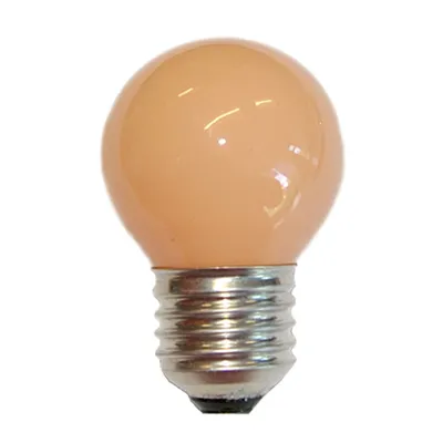 Produktbild von Merkur Glühbirne Tropfenlampe 15W E27 240V Orange Glühlampe 15 Watt bunt dimmbar