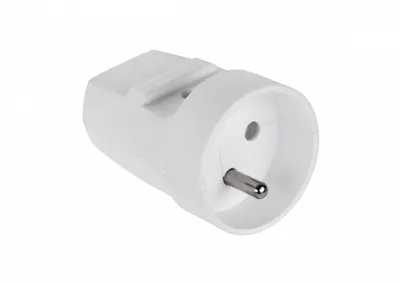 Obrázek produktu pro Zásuvka s uzemněním bílá G-10