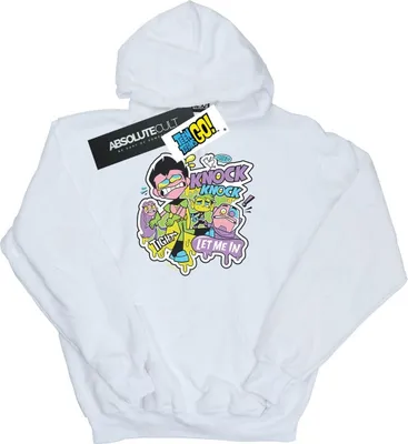 Produktbild von DC Comics - "Teen Titans Go Knock Knock" Kapuzenpullover für Damen BI15029 (S) (Weiß)