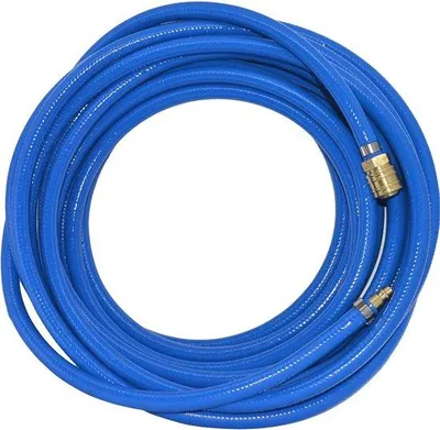 Image de Tuyau flexible en tissu Ø 6 mm pour compresseurs - Longueur 7,5 m