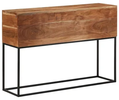 Obrázok produktu pre Konzolový stolík 110x30x75 cm masívna akácia a železo