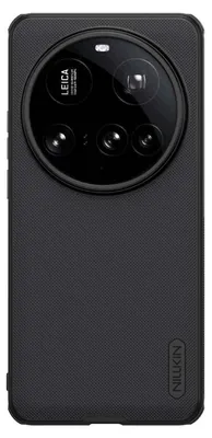 A black smartphone case with a prominent camera module.