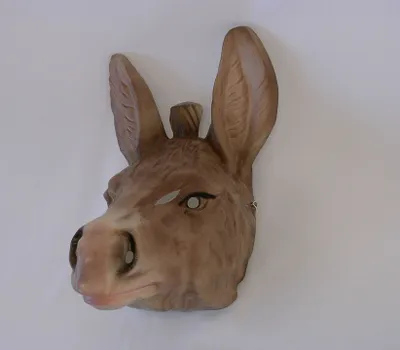 Produktbild von Erwachsenen Maske mit Gummizug Esel