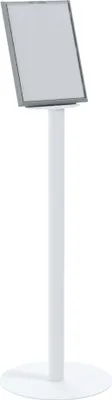 Produktbild von PaperFlow PIA4.35.13, Informationsstand, A4, Stahl, Weiß, Senkrecht, 350 mm