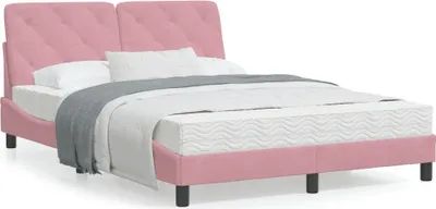 Obrázek produktu pro Maison Exclusive – postel s matrací Rosa 140 × 200 cm, samet